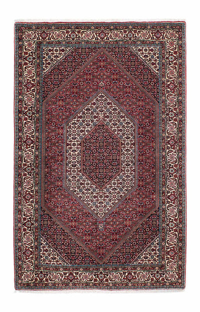 Bidjar Dywan 135x212cm - Dywan perski - ciemna czerwień