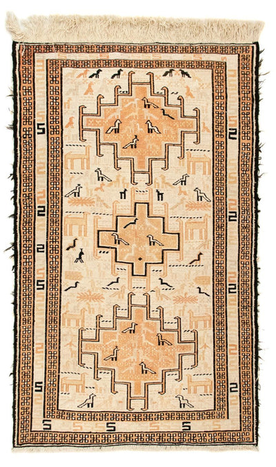 Jedwabny kilim Dywan 65x101cm