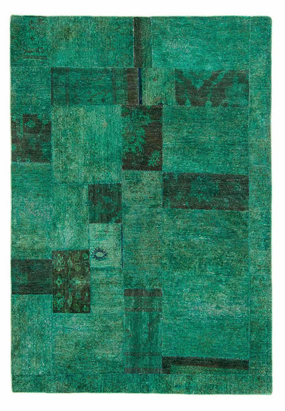 Dywan patchworkowy 156x237cm - Dywan wełniany
