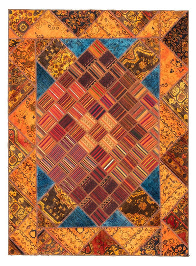 Dywan patchworkowy 176x234cm - Perserteppich Wollteppich