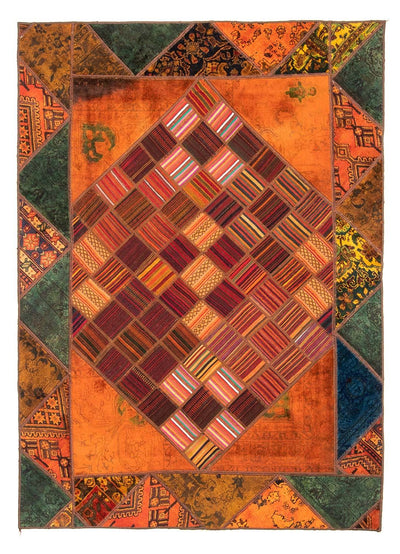 Dywan patchworkowy 164x225cm - Perserteppich Wollteppich