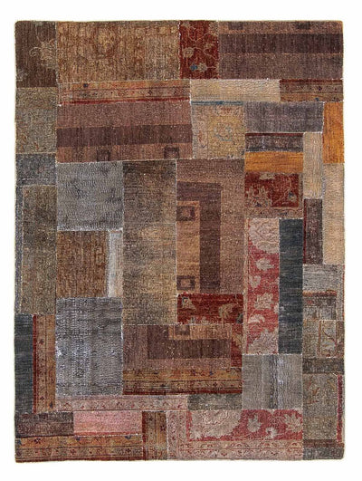 Dywan patchworkowy 146x194cm - Dywan wełniany