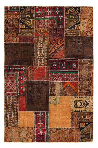 Dywan patchworkowy 179x271cm - Dywan wełniany
