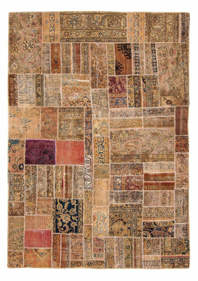 Dywan patchworkowy 164x234cm - Dywan wełniany