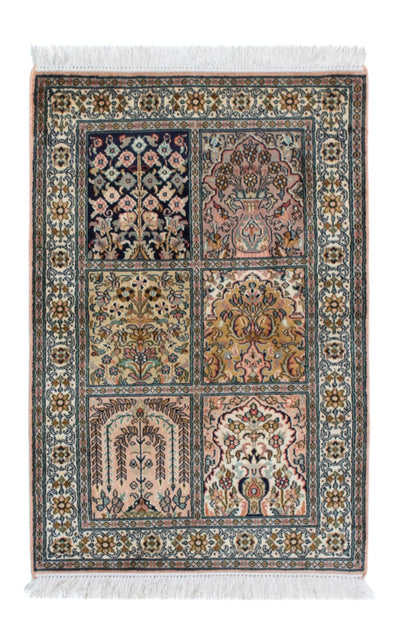 Jedwab kaszmirski Dywan 64x95cm - Dywan orientalny