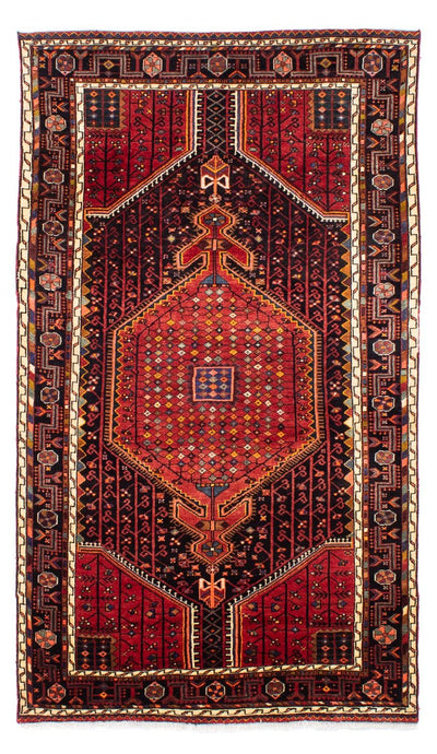 Hosseinabad Dywan 140x248cm - Dywan perski - ciemna czerwień
