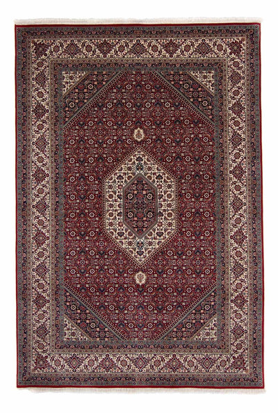Bidjar - Takab Dywan 202x297cm - Dywan perski - ciemna czerwień