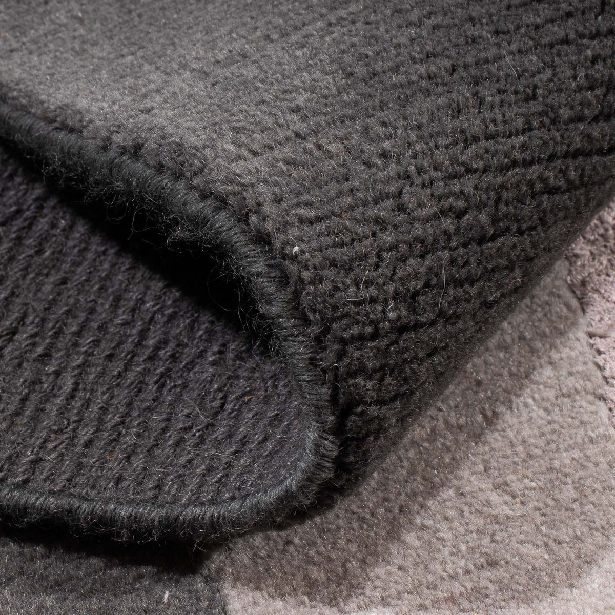 Dywan z Nepalu - 120 x 60 cm - szary