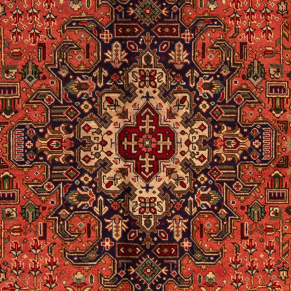 Dywan perski - Tabriz - 295 x 195 cm - jasna czerwień