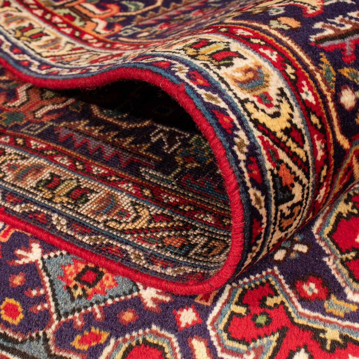 Dywan perski - Tabriz - 305 x 195 cm - ciemna czerwień