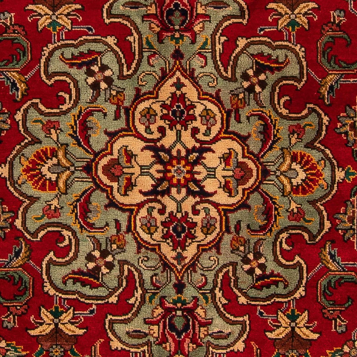 Dywan perski - Tabriz - 300 x 203 cm - ciemna czerwień