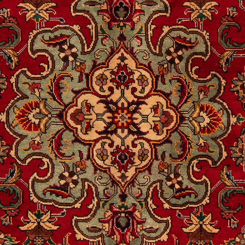Dywan perski - Tabriz - 300 x 203 cm - ciemna czerwień