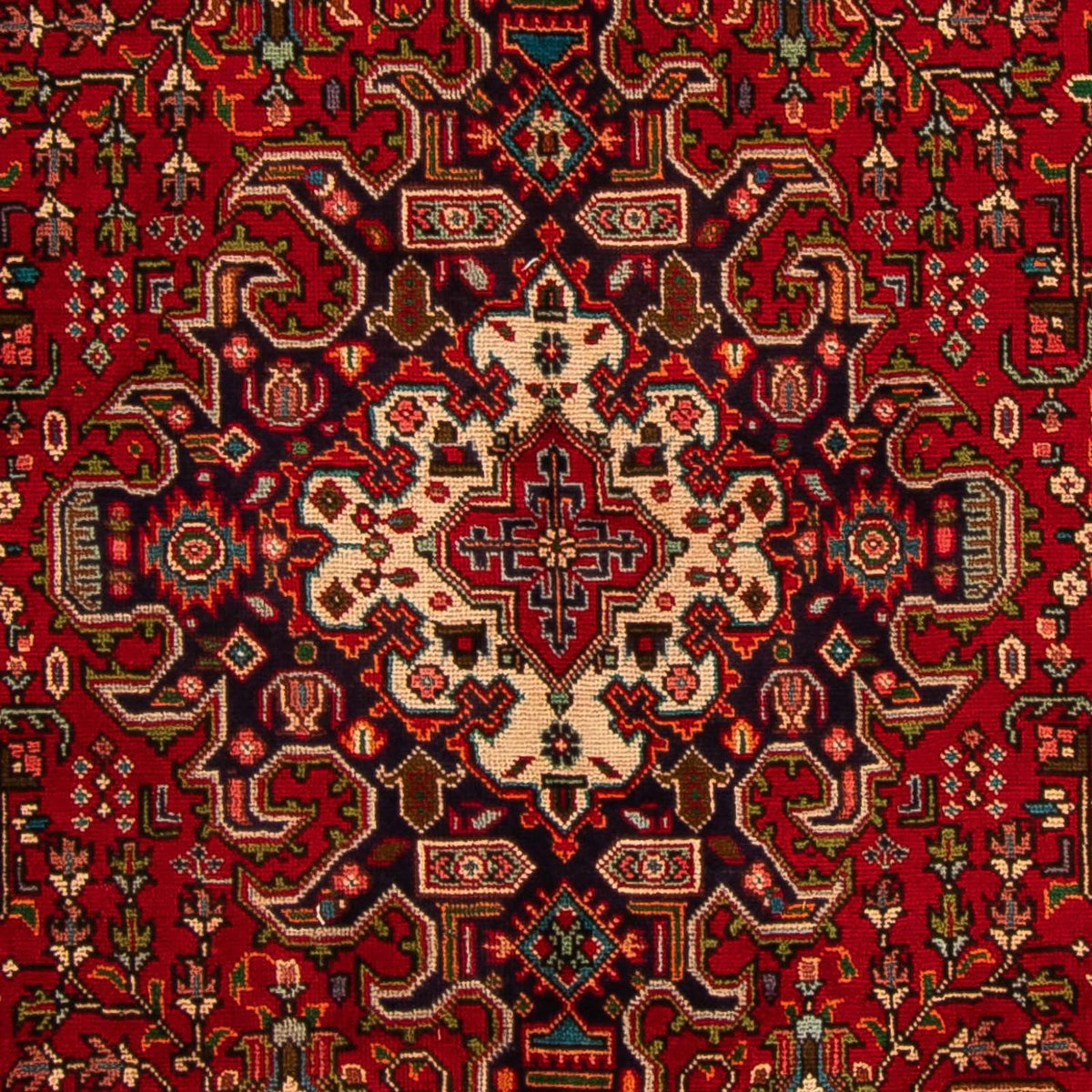 Dywan perski - Tabriz - 297 x 195 cm - ciemna czerwień