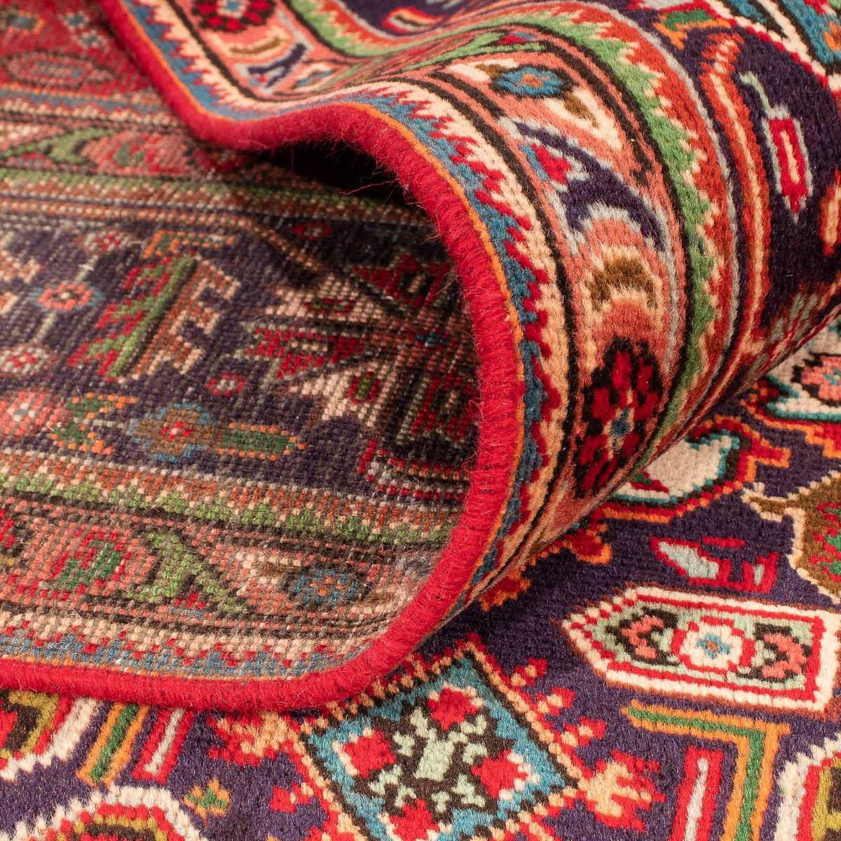 Dywan perski - Tabriz - 297 x 195 cm - ciemna czerwień