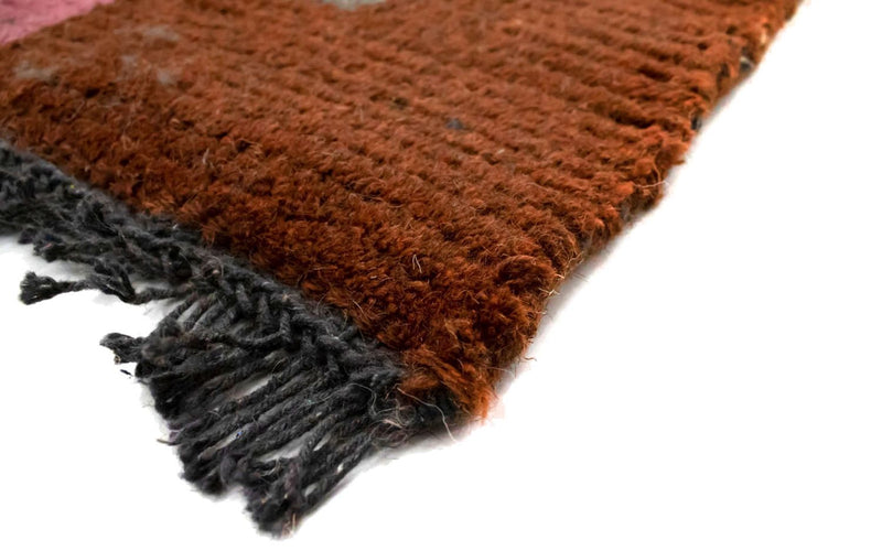 Dywan z Nepalu - 140 x 70 cm - srebrny