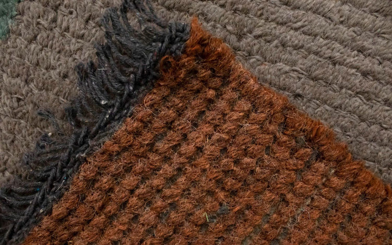 Dywan z Nepalu - 140 x 70 cm - srebrny