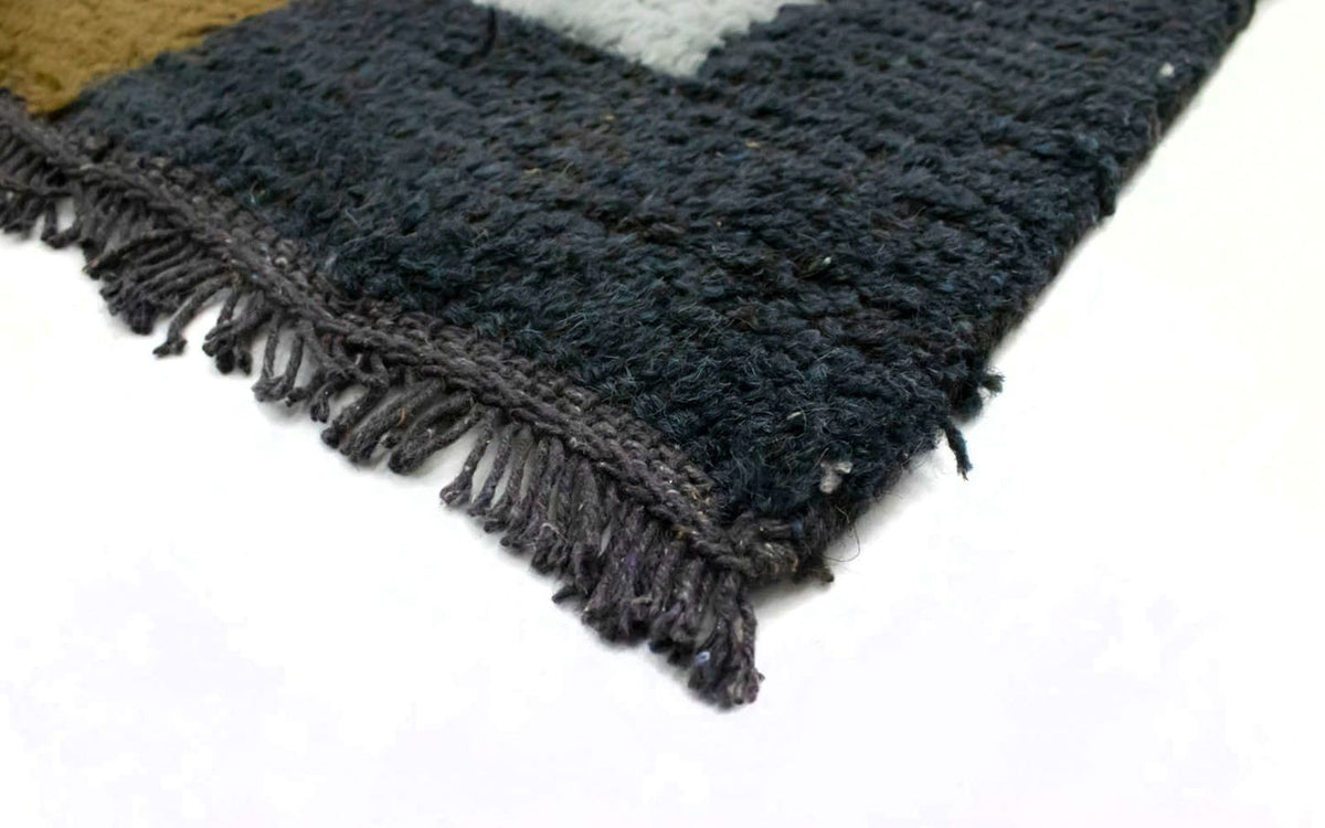 Dywan z Nepalu - 140 x 70 cm - jasnoniebieski