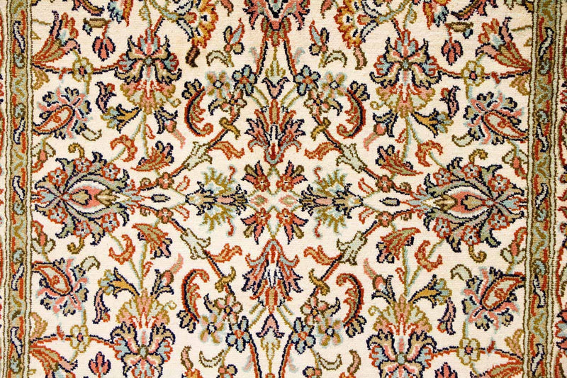 Jedwabny dywan - Kashmir Silk - 127 x 74 cm - beżowy