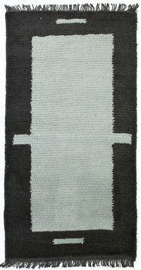 Dywan z Nepalu - 140 x 70 cm - niebieski