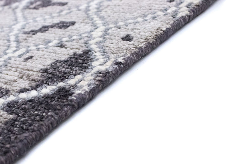 Designerski dywan - 271 x 181 cm - srebrny