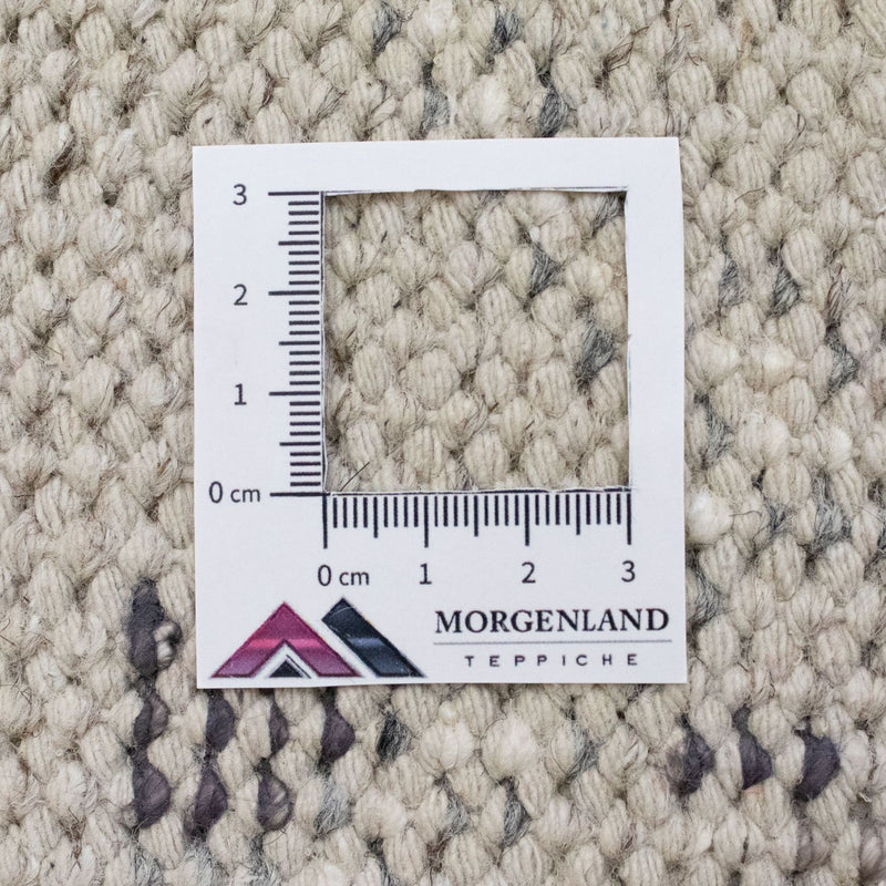 Designerski dywan - 271 x 181 cm - srebrny