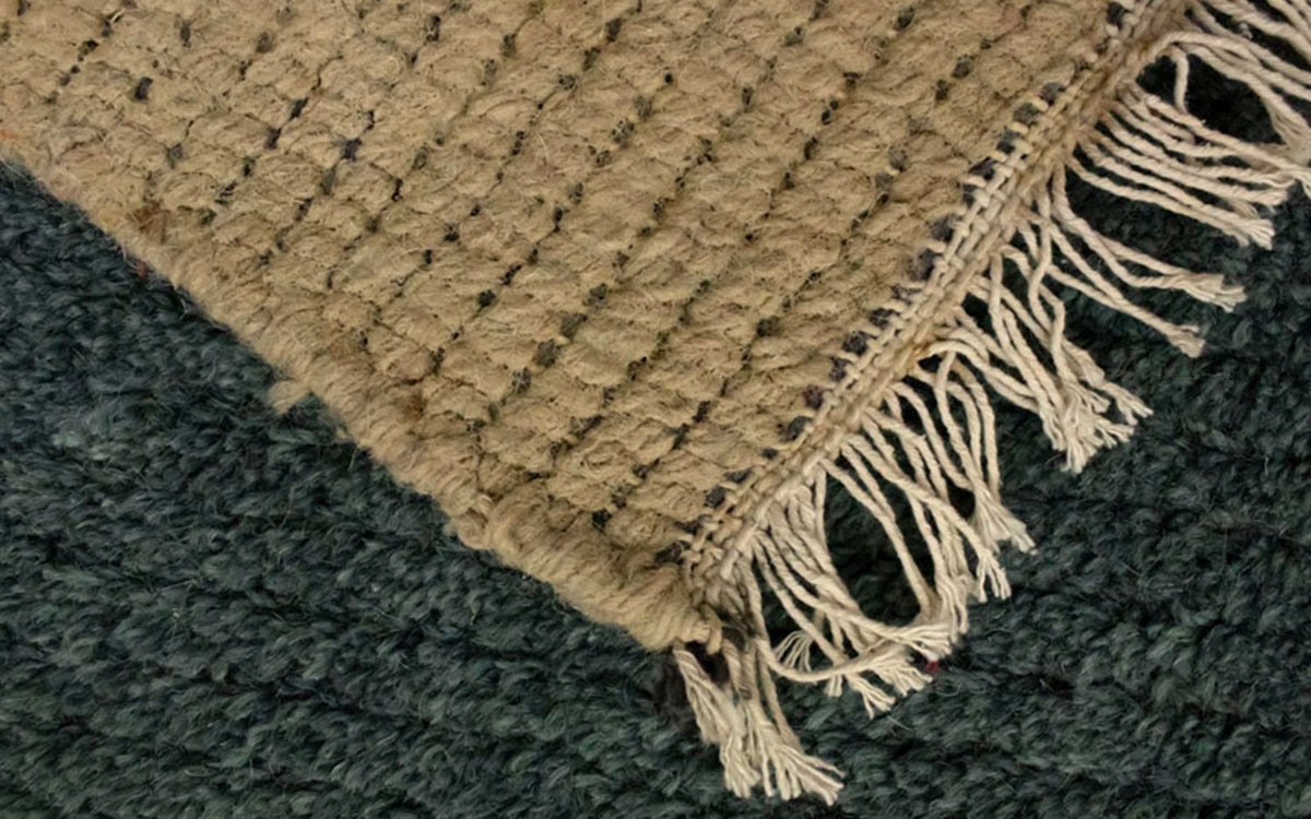 Dywan z Nepalu - 140 x 70 cm - szary