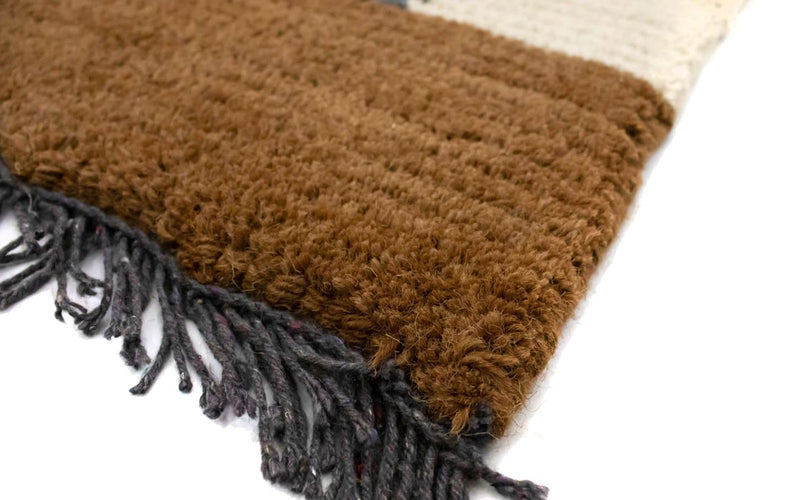 Dywan z Nepalu - 140 x 70 cm - szary