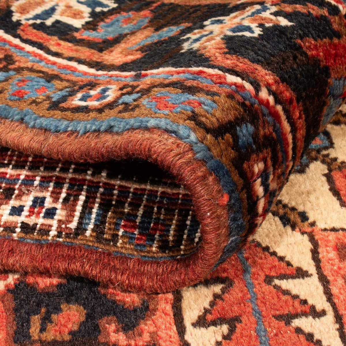 Biegacz Perski dywan - Nomadyczny - 258 x 112 cm - czerwony