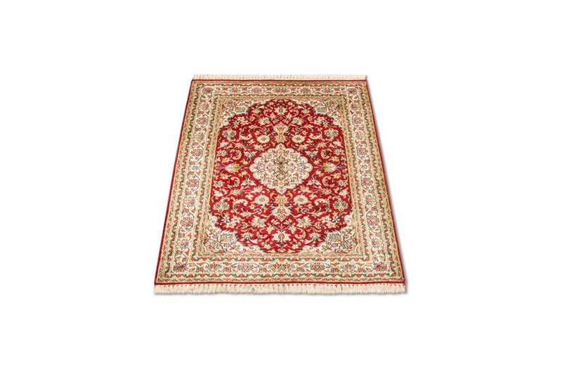Jedwabny dywan - Kashmir Silk - 120 x 80 cm - czerwony