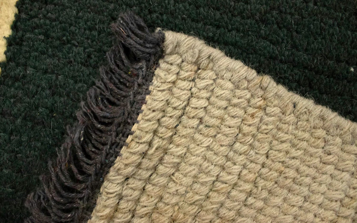 Dywan z Nepalu - 140 x 70 cm - zielona