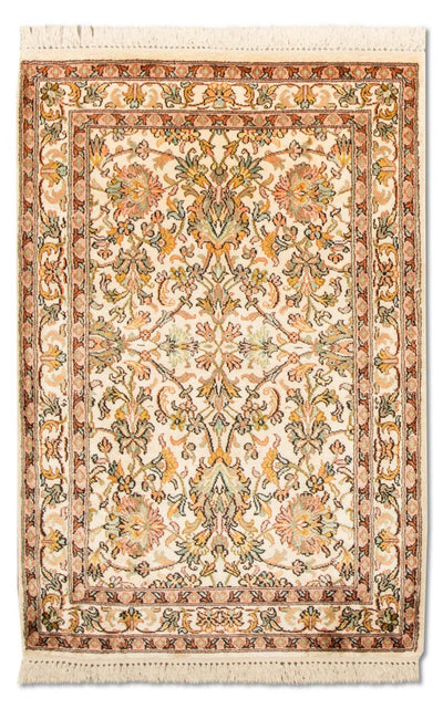 Jedwab kaszmirski Dywan 62x95cm - Dywan orientalny