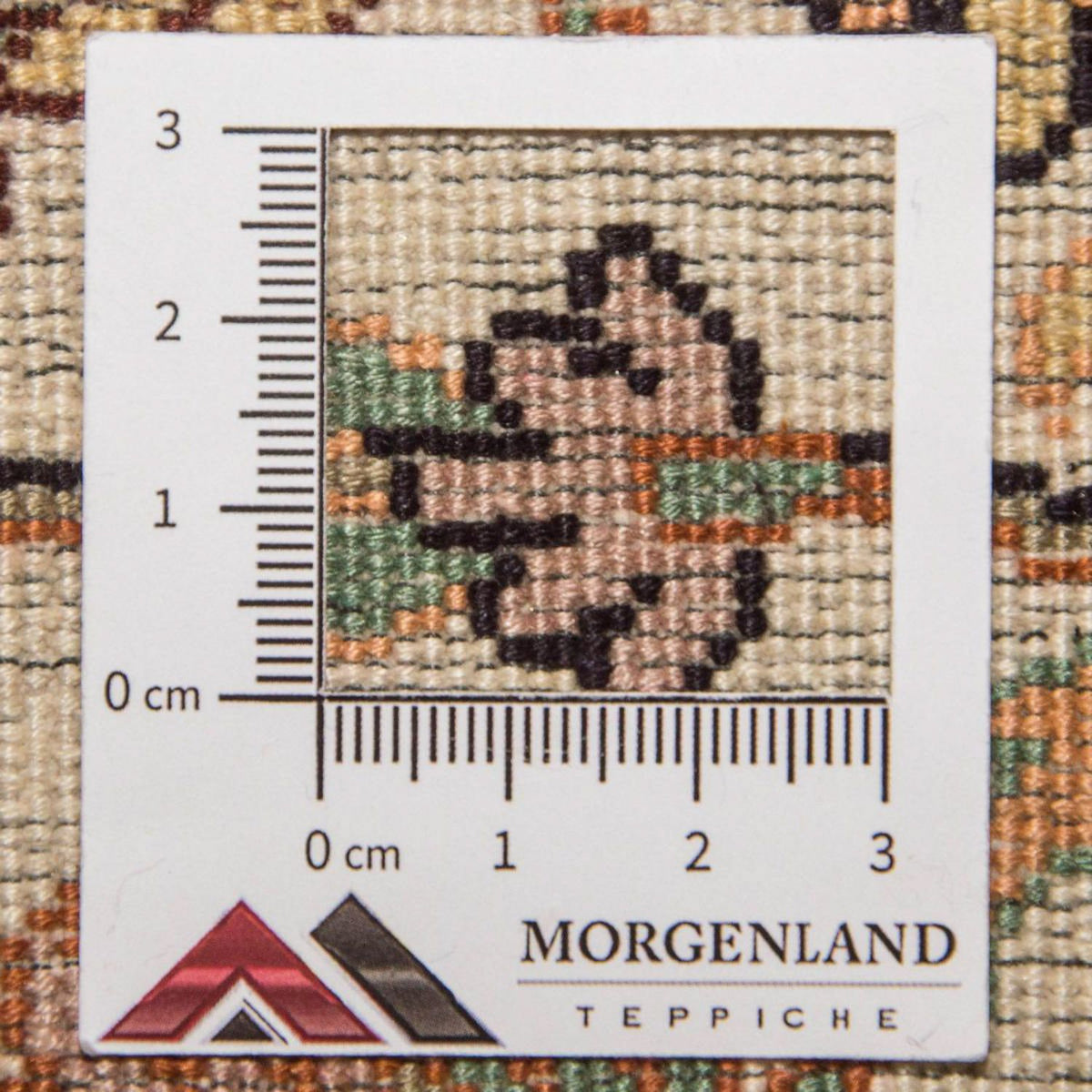 Jedwabny dywan - Kashmir Silk - 95 x 62 cm - beżowy