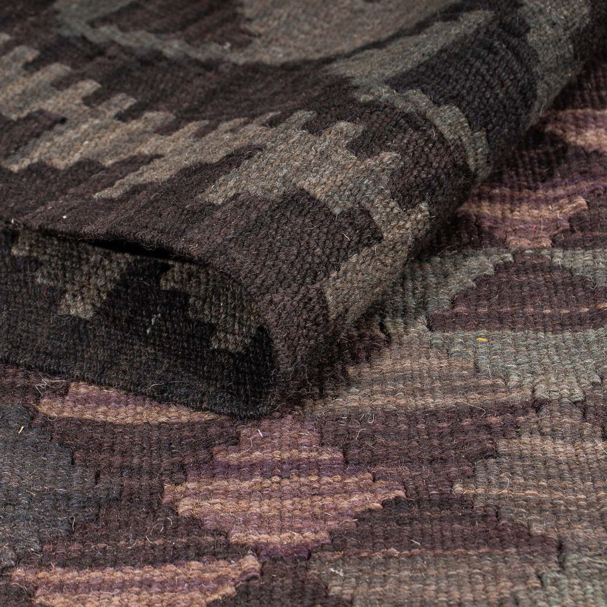 Dywan Kelim - Splash - 197 x 151 cm - wielokolorowy