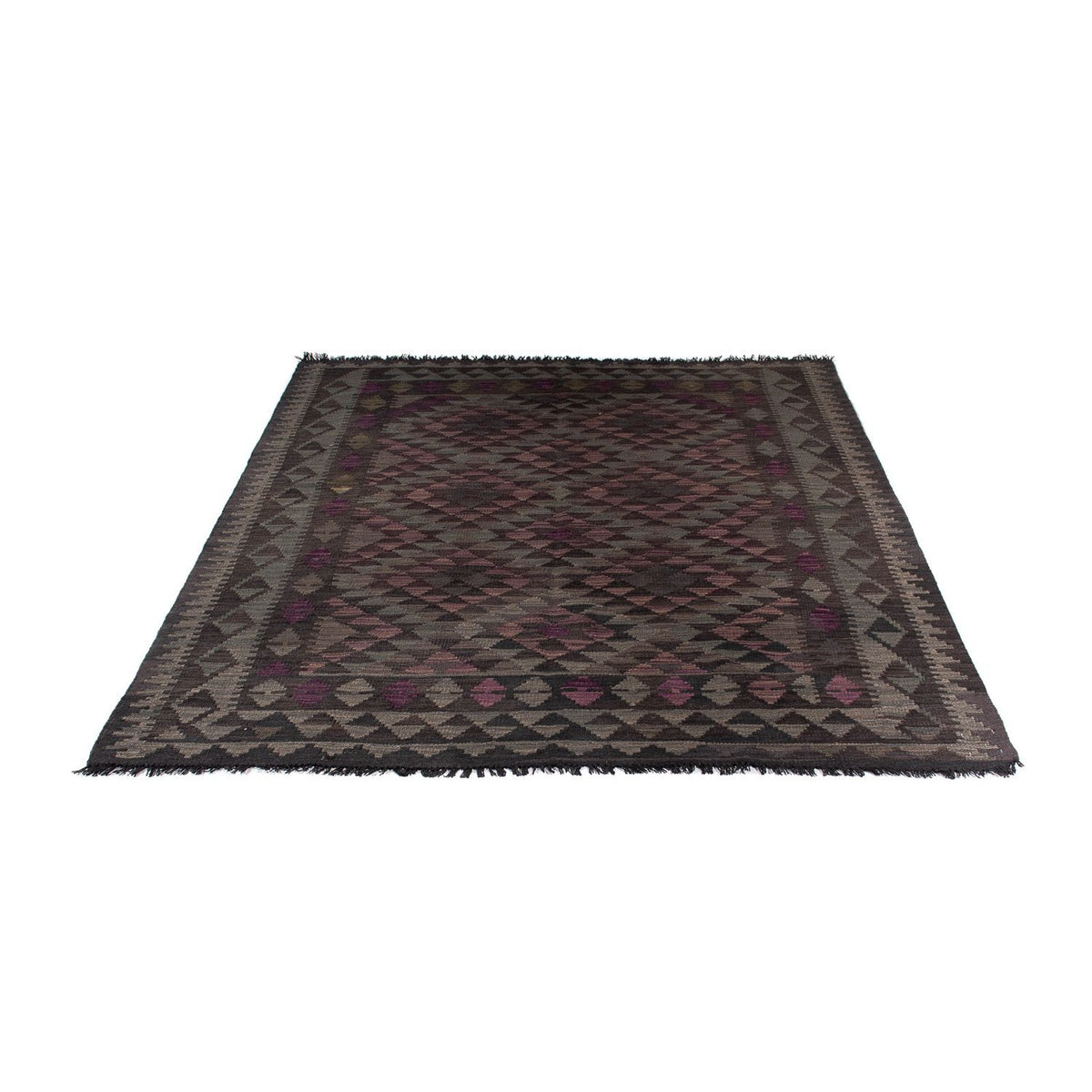 Dywan Kelim - Splash - 197 x 151 cm - wielokolorowy