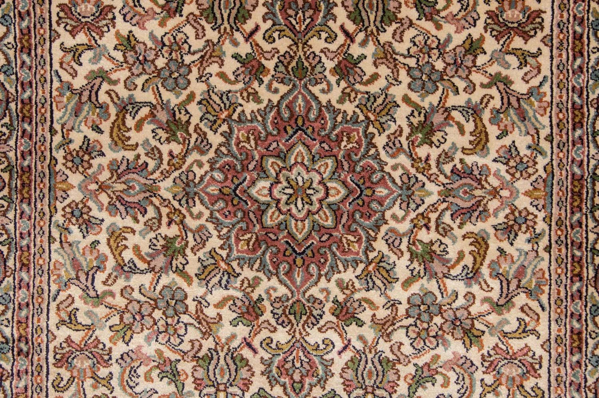 Biegacz Jedwabny dywan - Kashmir Silk - 190 x 77 cm - beżowy