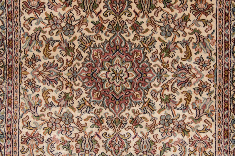Biegacz Jedwabny dywan - Kashmir Silk - 190 x 77 cm - beżowy