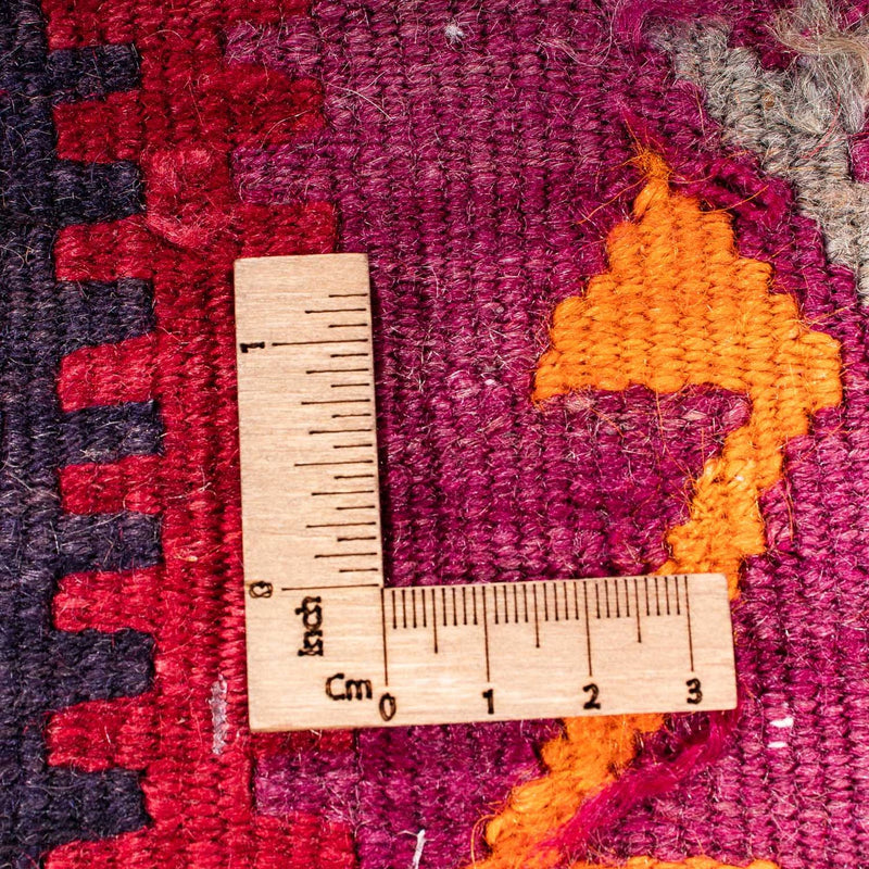 Biegacz Dywan Kelim - Stary - 375 x 140 cm - wielokolorowy