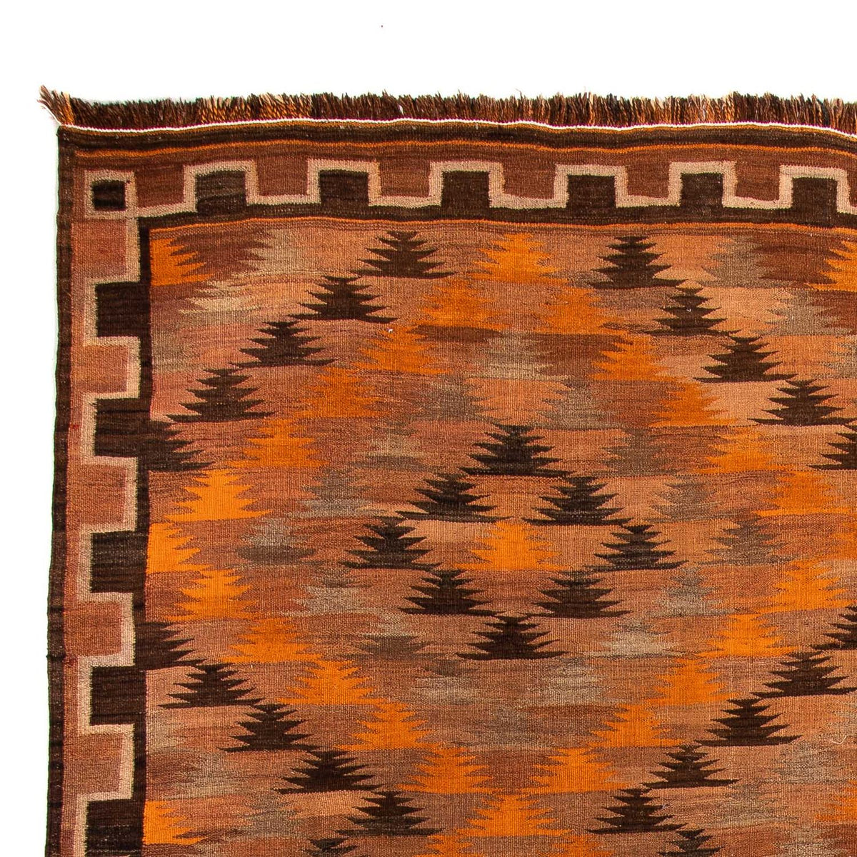 Dywan Kelim - Stary - 360 x 275 cm - wielokolorowy