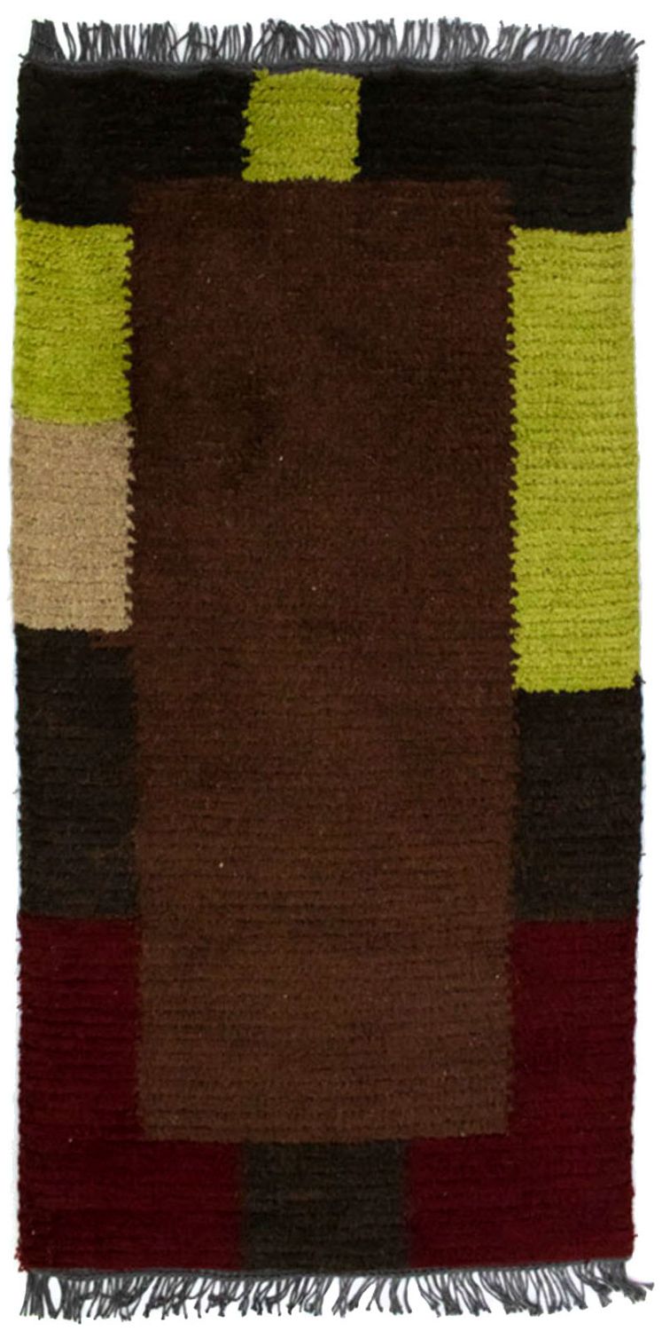 Dywan z Nepalu - 140 x 70 cm - brązowy