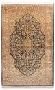 Jedwabny dywan - Kashmir Silk - 153 x 93 cm - ciemnoniebieski