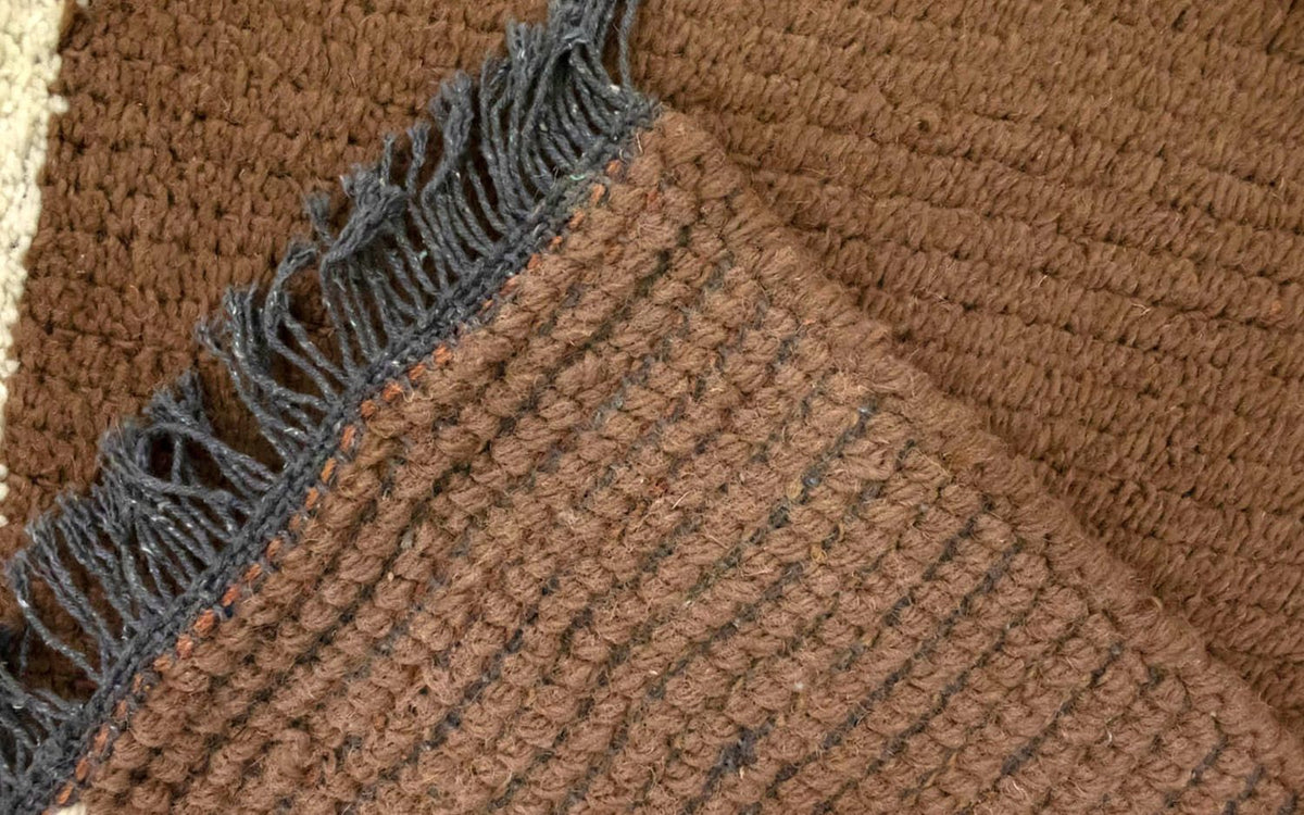 Dywan z Nepalu - 140 x 70 cm - brązowy