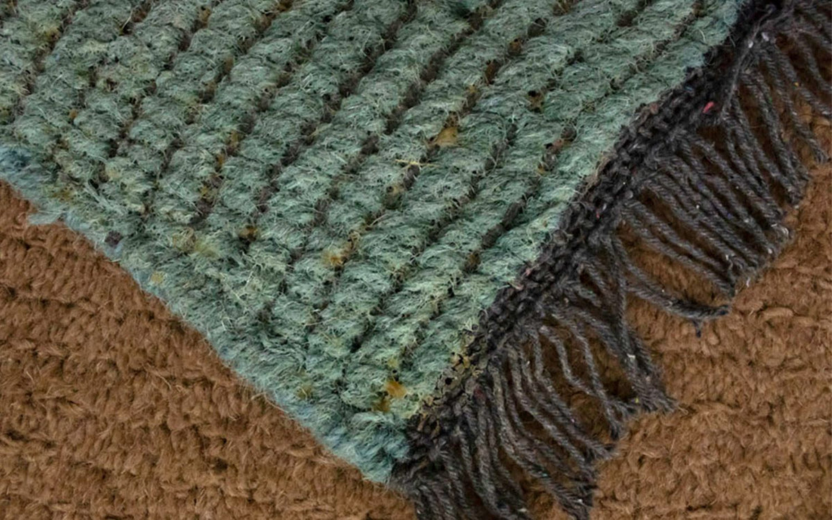 Dywan z Nepalu - 140 x 70 cm - brązowy