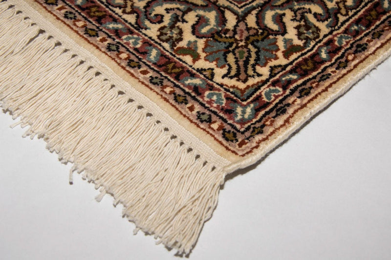 Biegacz Jedwabny dywan - Kashmir Silk - 192 x 79 cm - beżowy