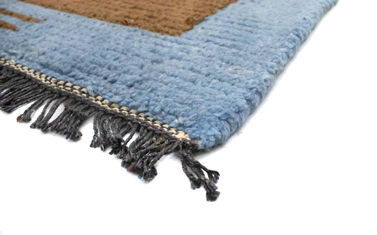 Dywan z Nepalu - 140 x 70 cm - brązowy