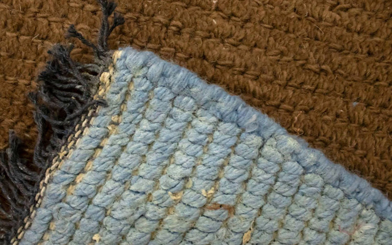 Dywan z Nepalu - 140 x 70 cm - brązowy