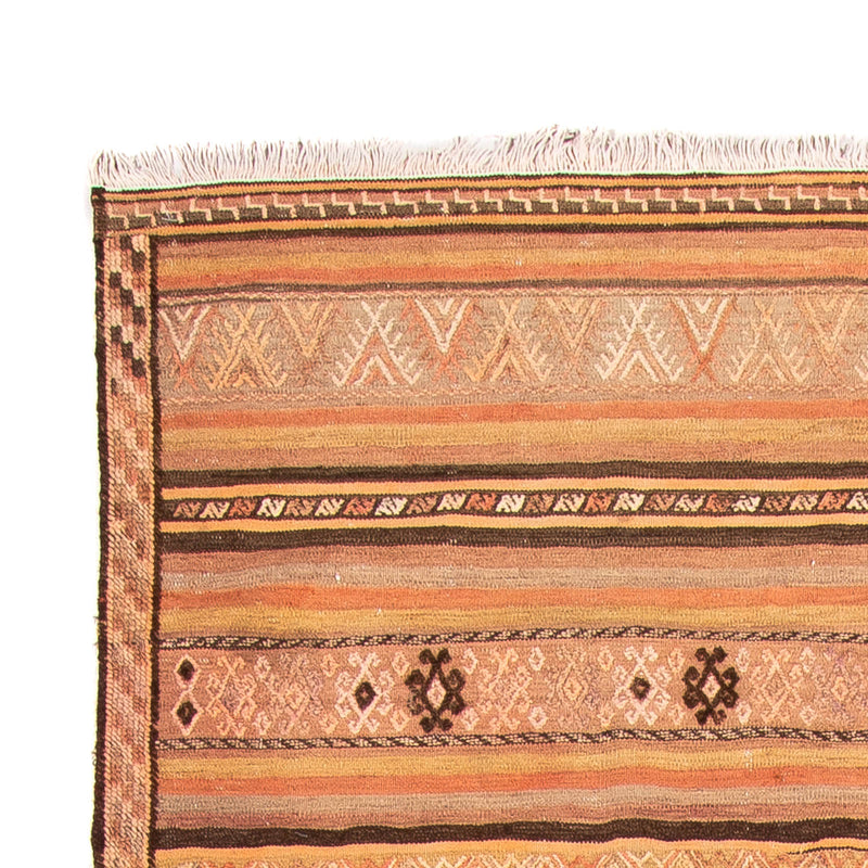 Dywan Kelim - Stary - 297 x 157 cm - wielokolorowy