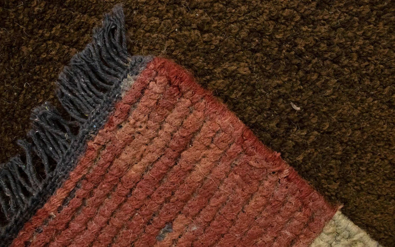 Dywan z Nepalu - 140 x 70 cm - brązowy