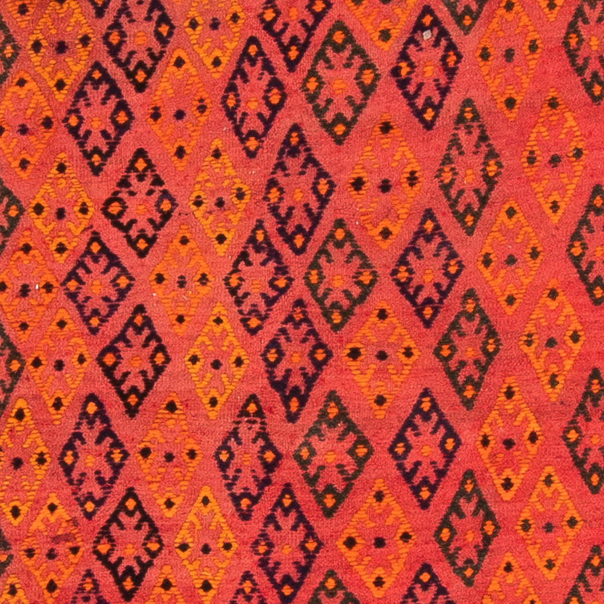 Biegacz Dywan Kelim - Stary - 330 x 135 cm - wielokolorowy