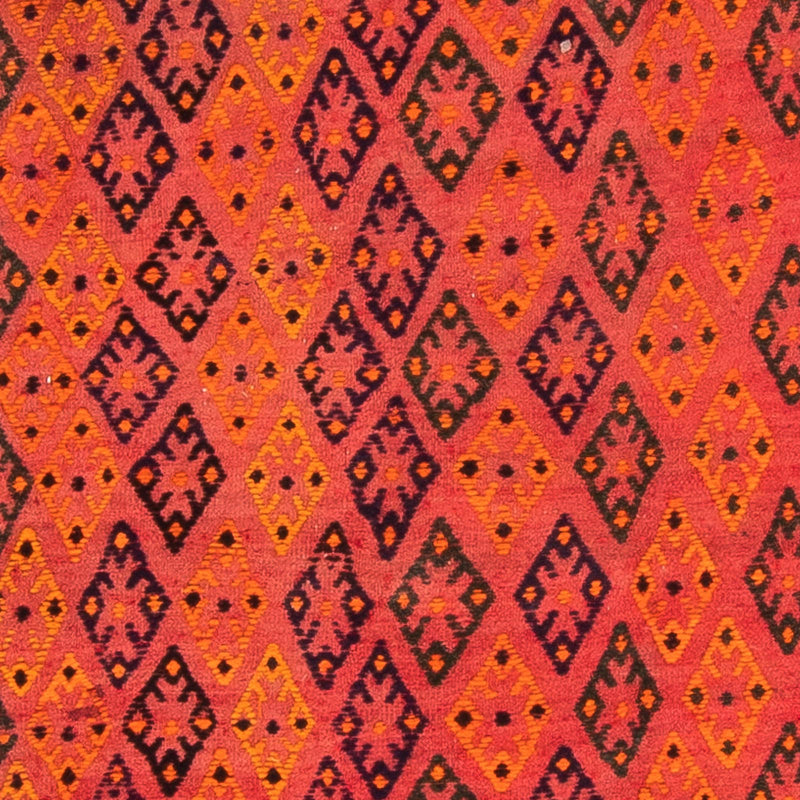 Biegacz Dywan Kelim - Stary - 330 x 135 cm - wielokolorowy