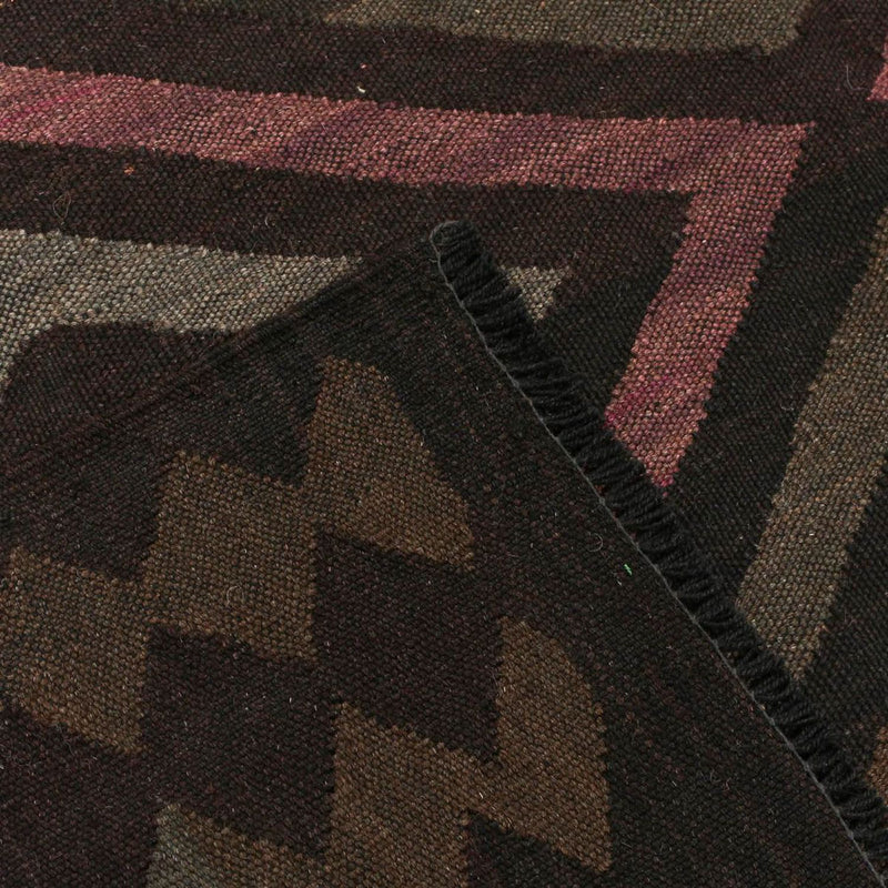 Dywan Kelim - Splash - 240 x 166 cm - czarny